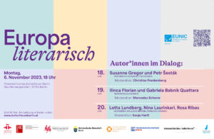 EVROPA LITERARNO: Pogovor s pisateljicama Gabrielo Babnik Ouattara in Ilinco Floria