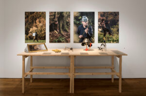 Slovenska umetnica Špela Petrič v okviru razstave Rastlinska mrzlica