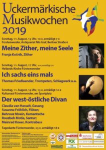 Uckermärkische Musikwochen 2019